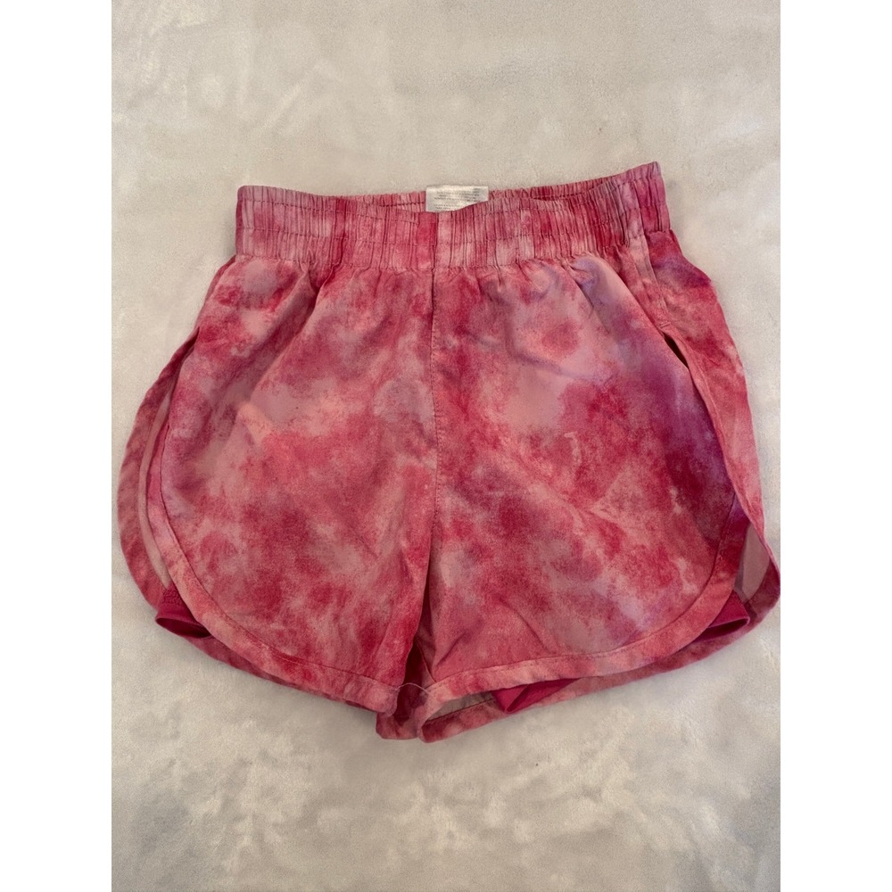 BCG Toddler Girls Pink Tie Dye Active Shorts with Liner Size 3T